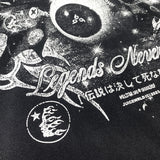 HS Hoodie Vintage Distressed Heavy Velvet Padded Loose