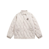 Unisex Coat Winter Couple Lightweight Cotton-Padded Jacket