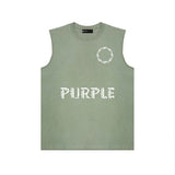 Purple Brand Tank T Shirts Sleeveless T-shirt Vest