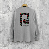 Purple Brand Long Sleeve T-Shirt Fashion Loose Long Sleeve Top