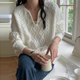 Women Pullover Sweater Temperament Loose Pullover
