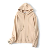 Women Hoodie Sweater Oversize Solid Color Simple