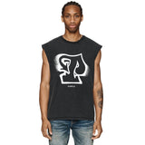 Purple Brand Distressed Tank T Shirts Distressed Sleeveless T-shirt Vest