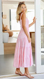 Women Dress Sexy Stripes Holiday Dress