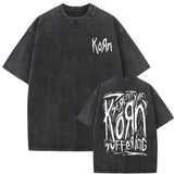 Washed Vintage Rock Band Korn Falling Away From Me