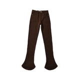 Women Jeans Retro Slim Fit Slimming Bell-Bottom Pants
