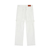 Men Jeans Rivet Punk Overalls