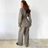 Women Co-Ords Autumn and Winter Suit Long Sleeve Casual