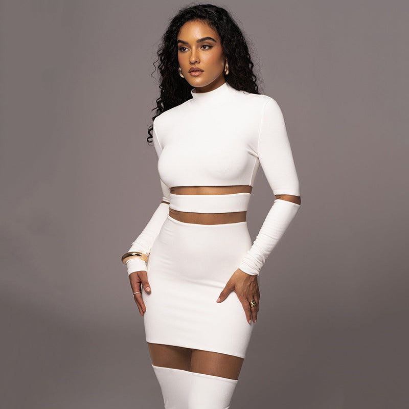 Women Dress See-through Sexy Temperament Dress