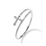 Bracelet Hip Hop Sword of Justice Bracelet Copper Zircon Full Diamond hiphop Armament Royalty