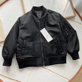 Women Cotton Coat Stand Collar Baseball Uniform Coat for Children