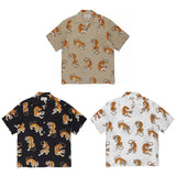 GUILTYPARTIES TIGER Shirts Hawaiian short-sleeved shirts