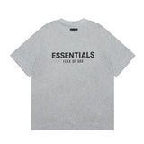 Fog Essentials T Shirts Spring/Summer FOG Letter Pattern Crew Neck Short Sleeves