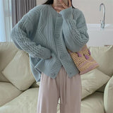 Women Knitted Cardigan Casual Fashion Sweater