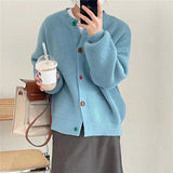 Women Knitted Cardigan Loose Fashion Sweater