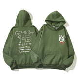 Cactus Flea Market Hoodie Fleece-Lined Hip Hop Men's and Women's Hoodie