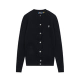 Ralph Lauren Knitted sweaters small twist knitted cardigan polo solid color crew neck