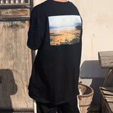Fog Fear of God Essentials T Shirt Double Line California Limited Wind Loose Couple Short Sleeve