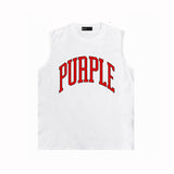 Purple Brand Tank T Shirts Sleeveless T-shirt Vest