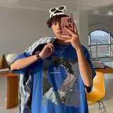 Men T Shirt Loose All-Match Summer