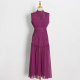 Bohemian Dress Chiffon Slim Long Dress