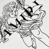 Amiri T Shirt Printed Casual Hip Hop round Neck Short Sleeve T-shirt