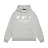 Purple Brand Hoodie Fashion Loose Hooded Sweater