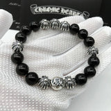 Chrome Heart Bracelet Obsidian Bracelet