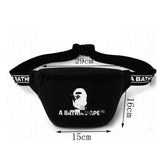 BAPE Black PU Leather