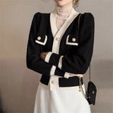 Women Knitted Cardigan Loose Temperament Sweater