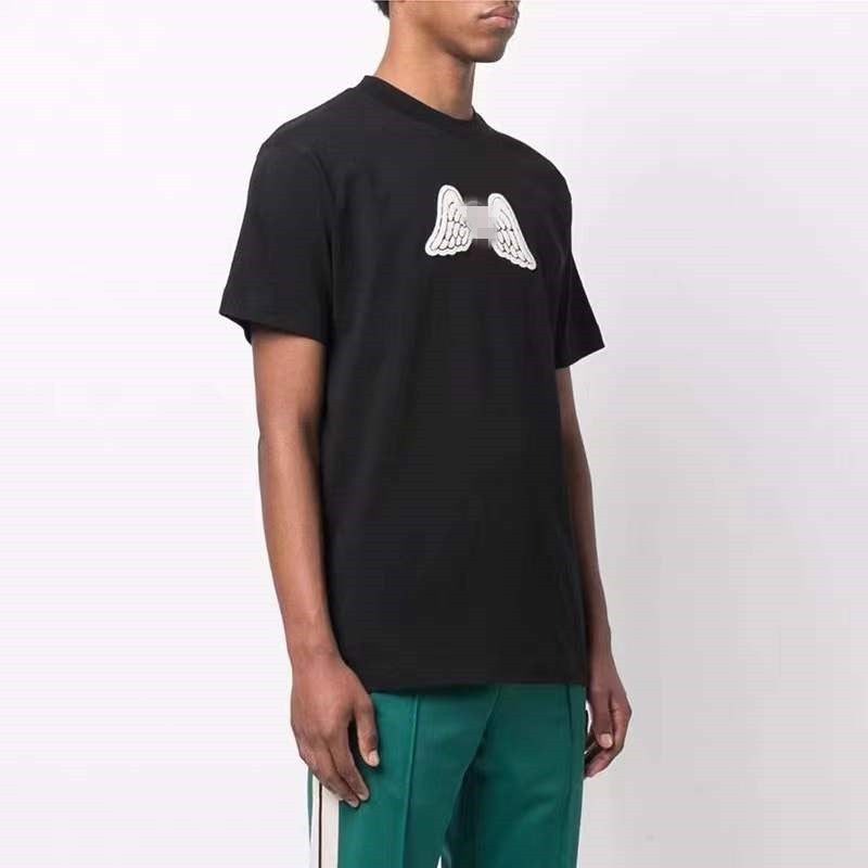 Palm Angle T Shirts Joint Name Wings Pattern Loose