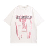 Men T-shirt Graffiti Printing Vibe Summer