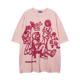 Men T-Shirt Loose Short Sleeve T-shirt for Men and Women