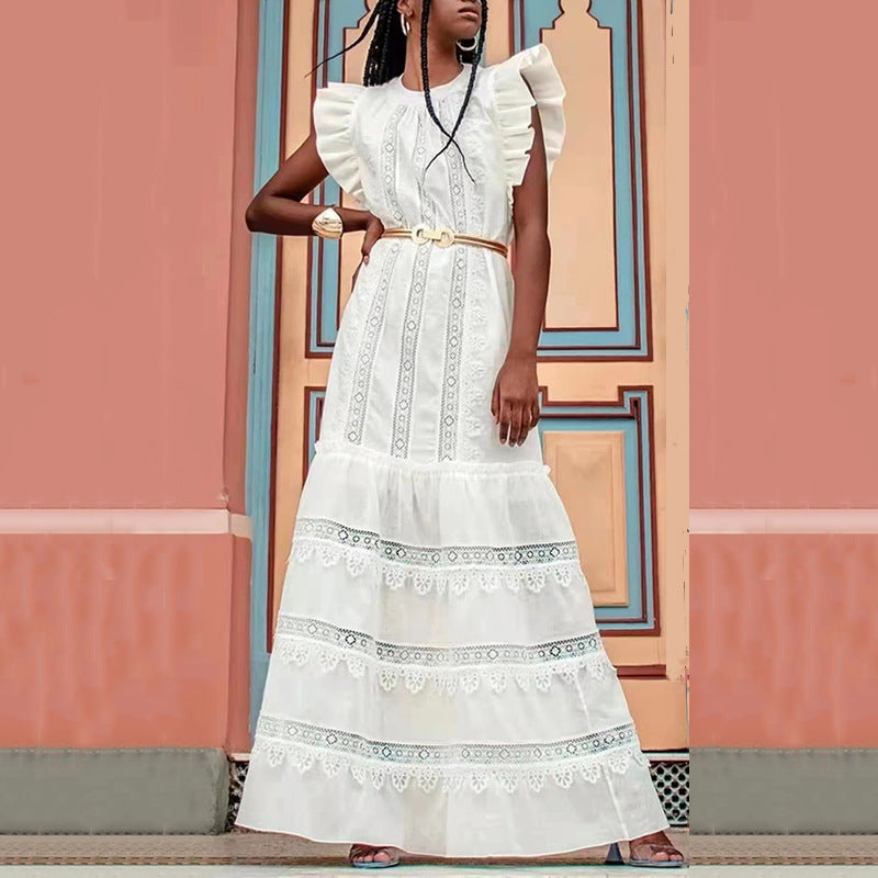 Bohemian Dress Elegant Socialite Embroidery Dress