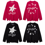 Women Sweater Jacquard Soft Knitted Idle Style
