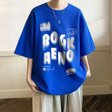 Men T Shirt Waffle Oversize Handsome