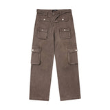 Cargo Pants Distressed Overalls Casual Pants