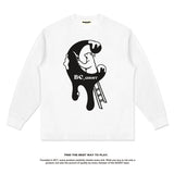 Unisex Long Sleeve Shirt Autumn and Winter Long Sleeve T-Shirt Loose