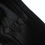 Women Jeans Elastic Slim Fit Slimming Little Man Bell-Bottom Pants