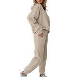 Women Co-Ords Polar Fleece Casual Loose Sweatshirt Sports