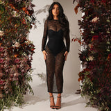 Women Dress Lace Hot Girl Fashion Dress