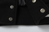 Off White Jacket Spring and Autumn OW Cartoon Bird Pattern Baseball Jacket Jacket
