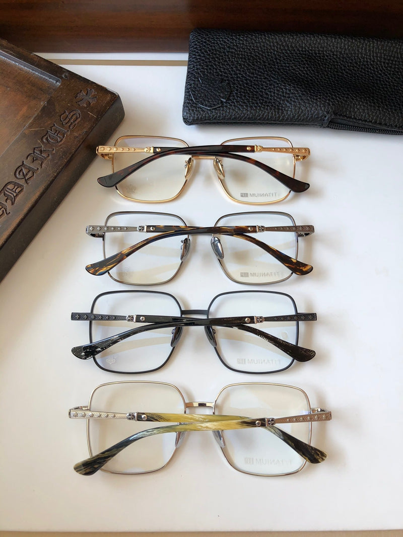 CHH Chrome Hearts Glasses Stylish Exquisite Pure Titanium Box Glasses Frame