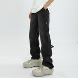 Men Jeans Rock Stitching Trendy Personality Design