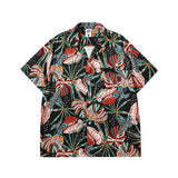 Short Sleeve Shirt Retro Loose Beach Shirt
