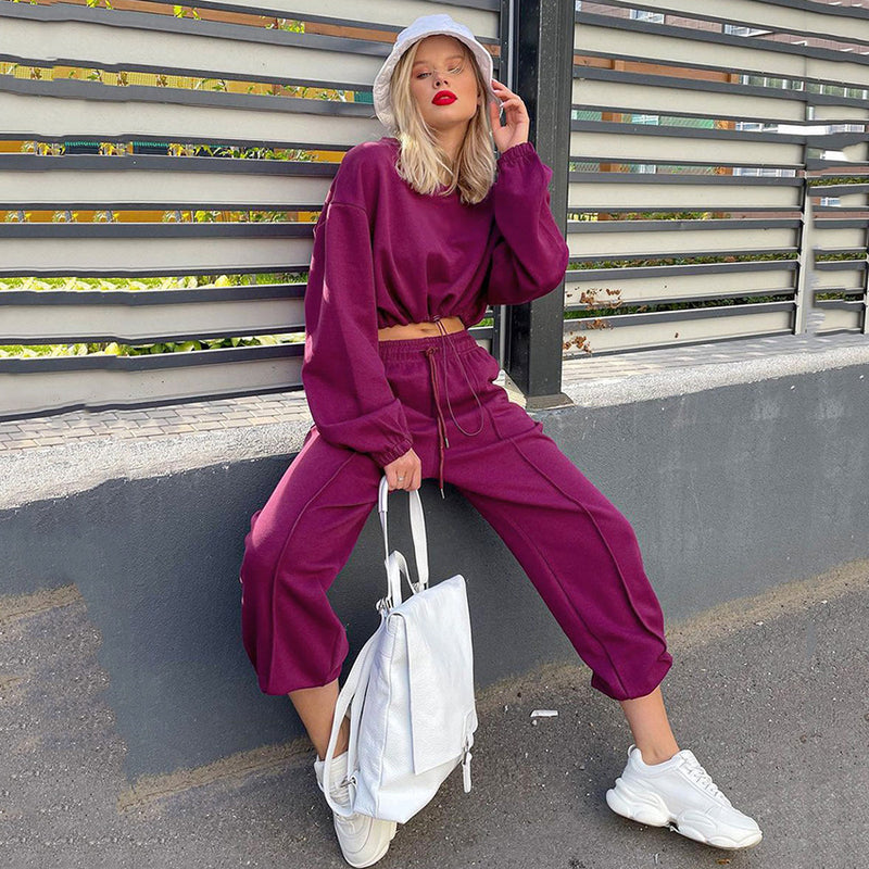 Women Co-Ords Fall Winter Fashion Women's Sports Sweater Casual