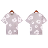 Denim Tears T Shirts Kapok Puff Print Short Sleeve T-shirt