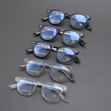 CHH Chrome Hearts Glasses Pure Titanium Ultra Light Myopia Anti-Blue Light Glasses Frame