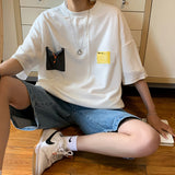 Men T Shirt Loose Teen Summer
