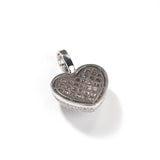 Jewelry 3D Love Pendant ins Zircon Rose Gold Heart St. Valentine's Spectrum Royalty